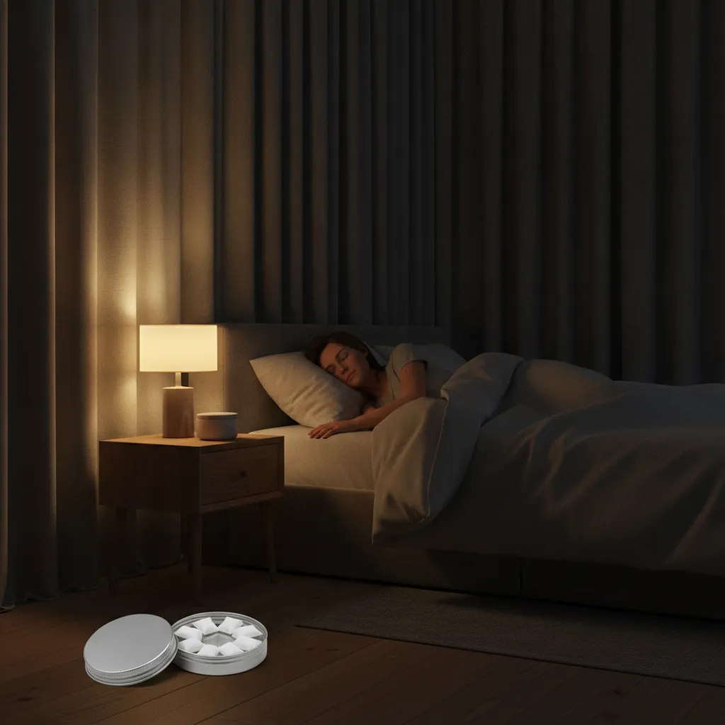 how to sleep better naturally with a dark cool bedroom environment