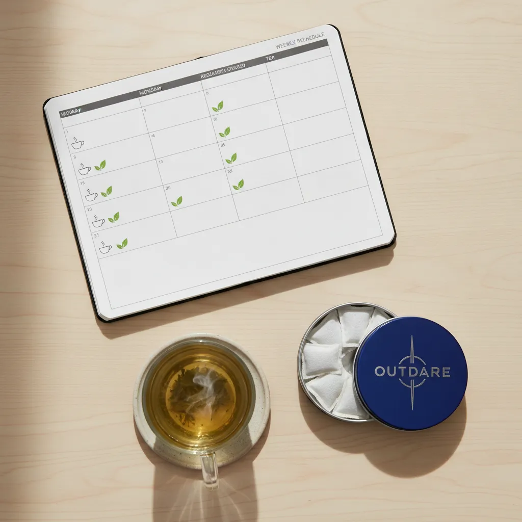 weekly caffeine tapering schedule showing how to reduce caffeine dependence step by step