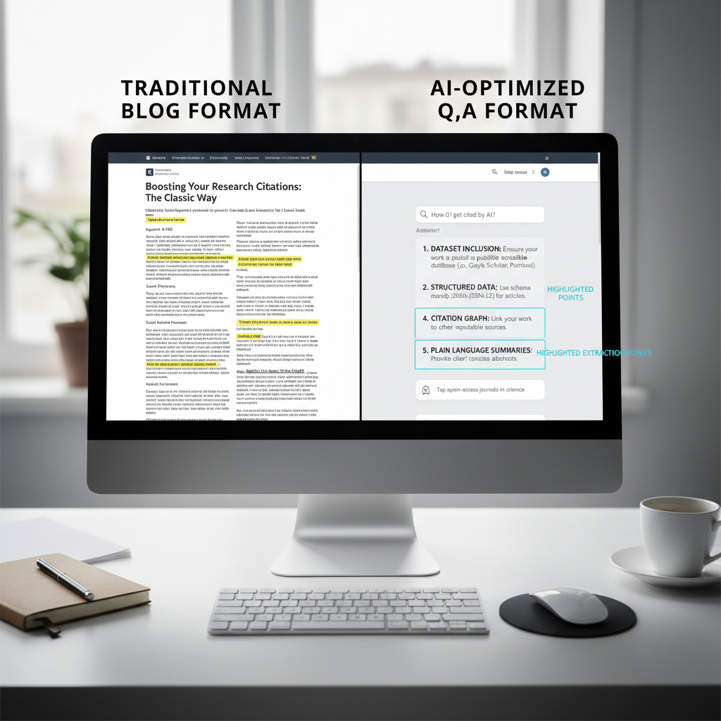 AI-friendly content formats for how to get cited by AI systems