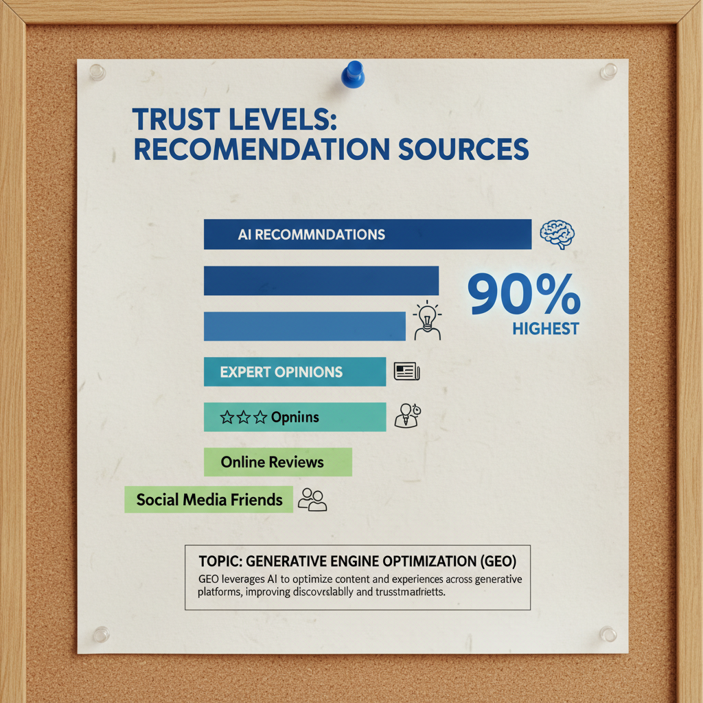 What is generative engine optimization trust comparison chart
