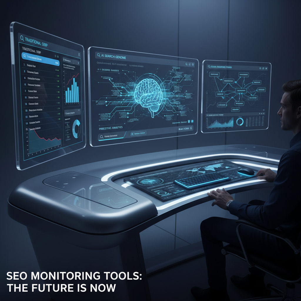Advanced SEO monitoring tools setup showing comprehensive search visibility tracking