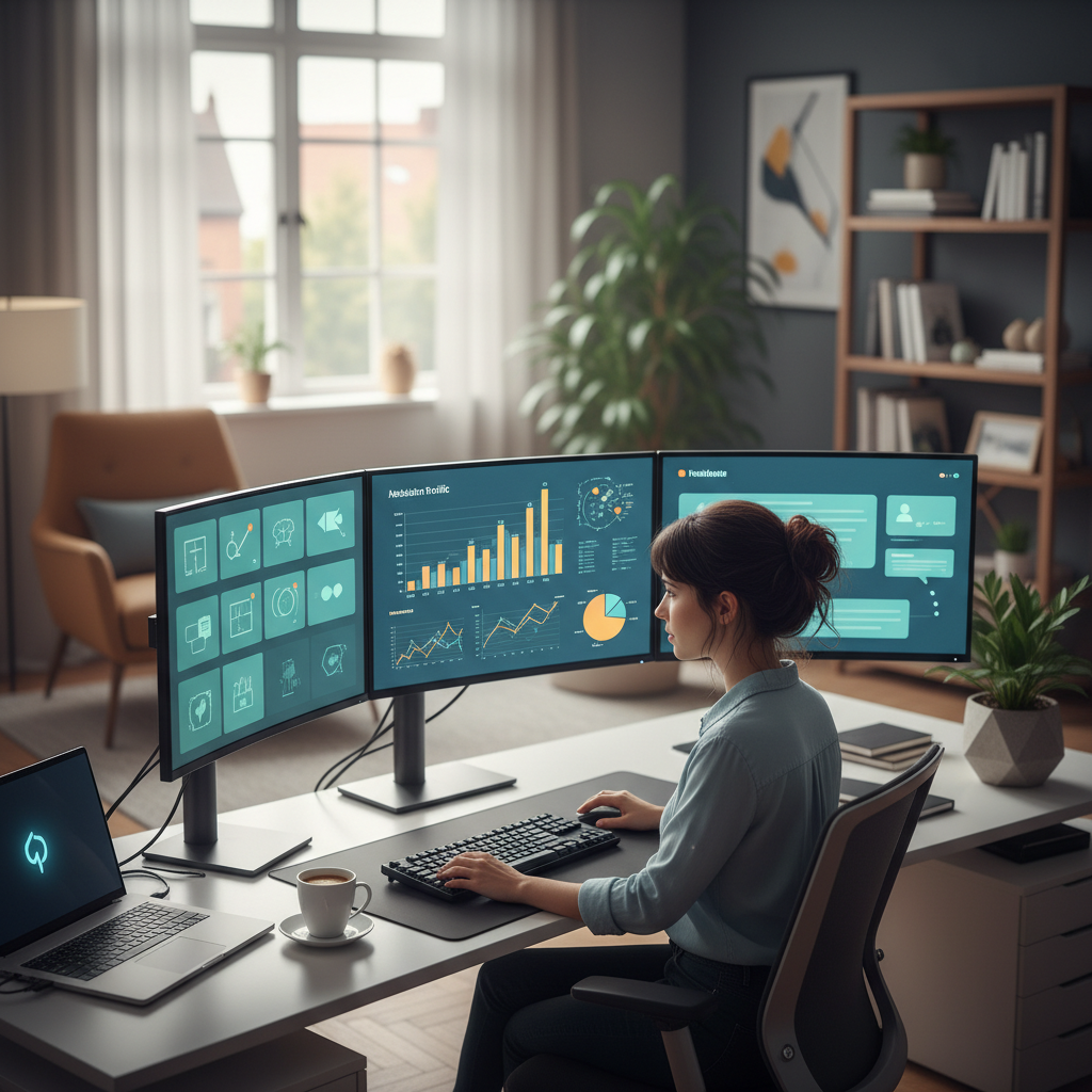 Freelance SEO specialist working on agency alternatives for small business optimization