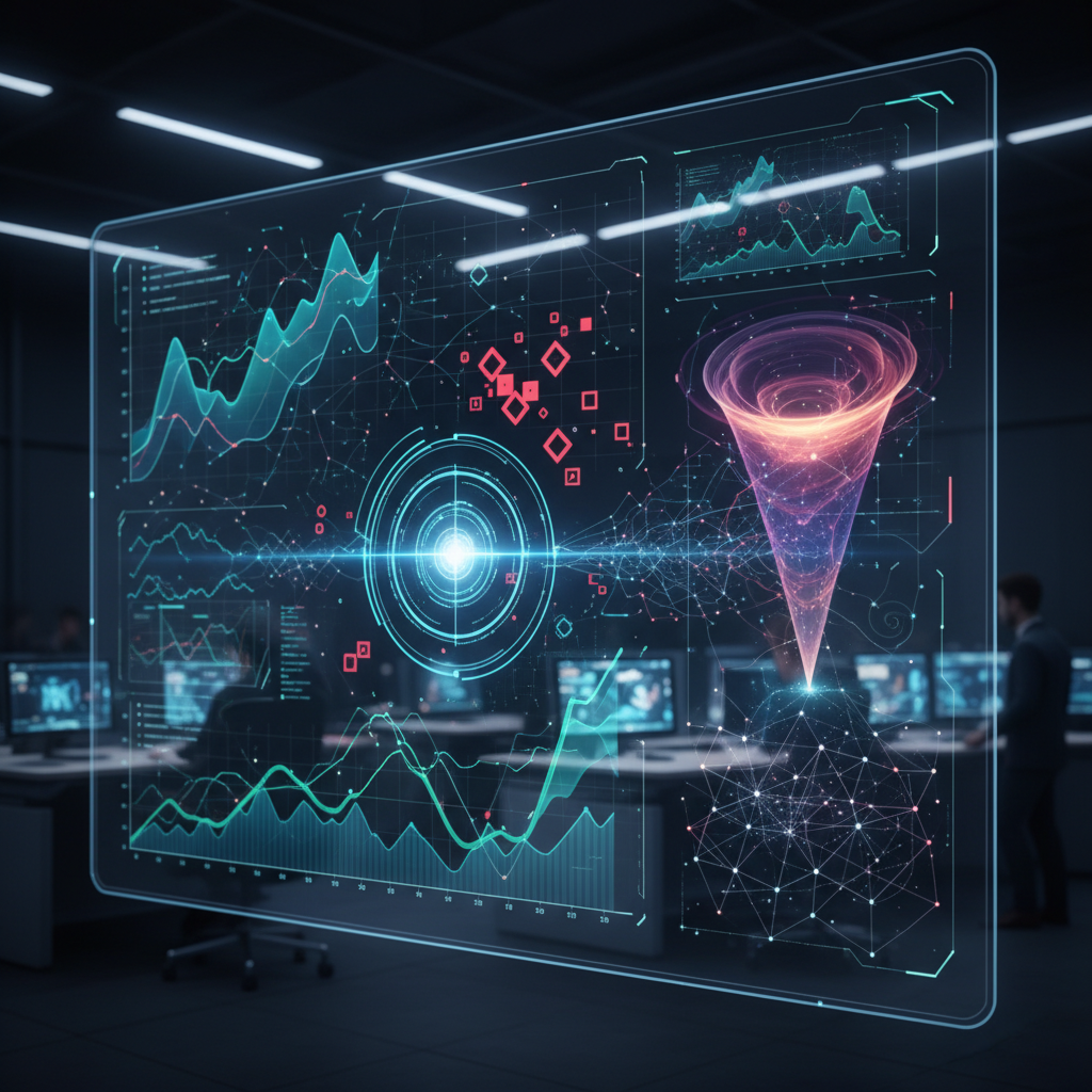 AI-powered SaaS monitoring system showing predictive alerts and optimization recommendations