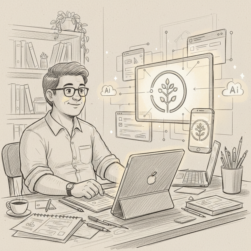 Small business owner achieving AI citation optimization results across multiple AI search engines
