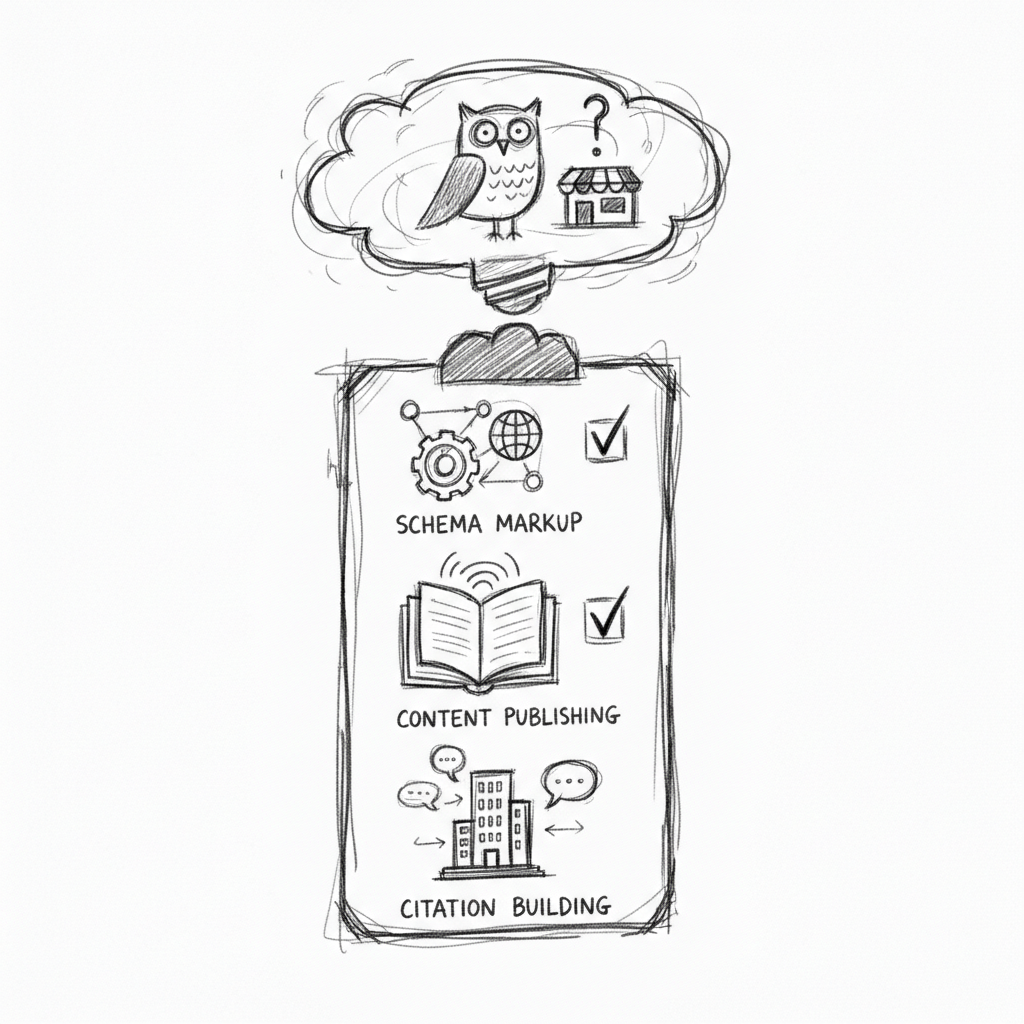 Optimization checklist for small businesses to get recommended by Perplexity AI search