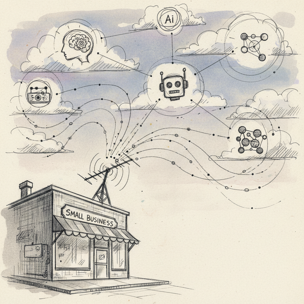Small business gaining visibility through a multi-engine SEO strategy across AI search platforms
