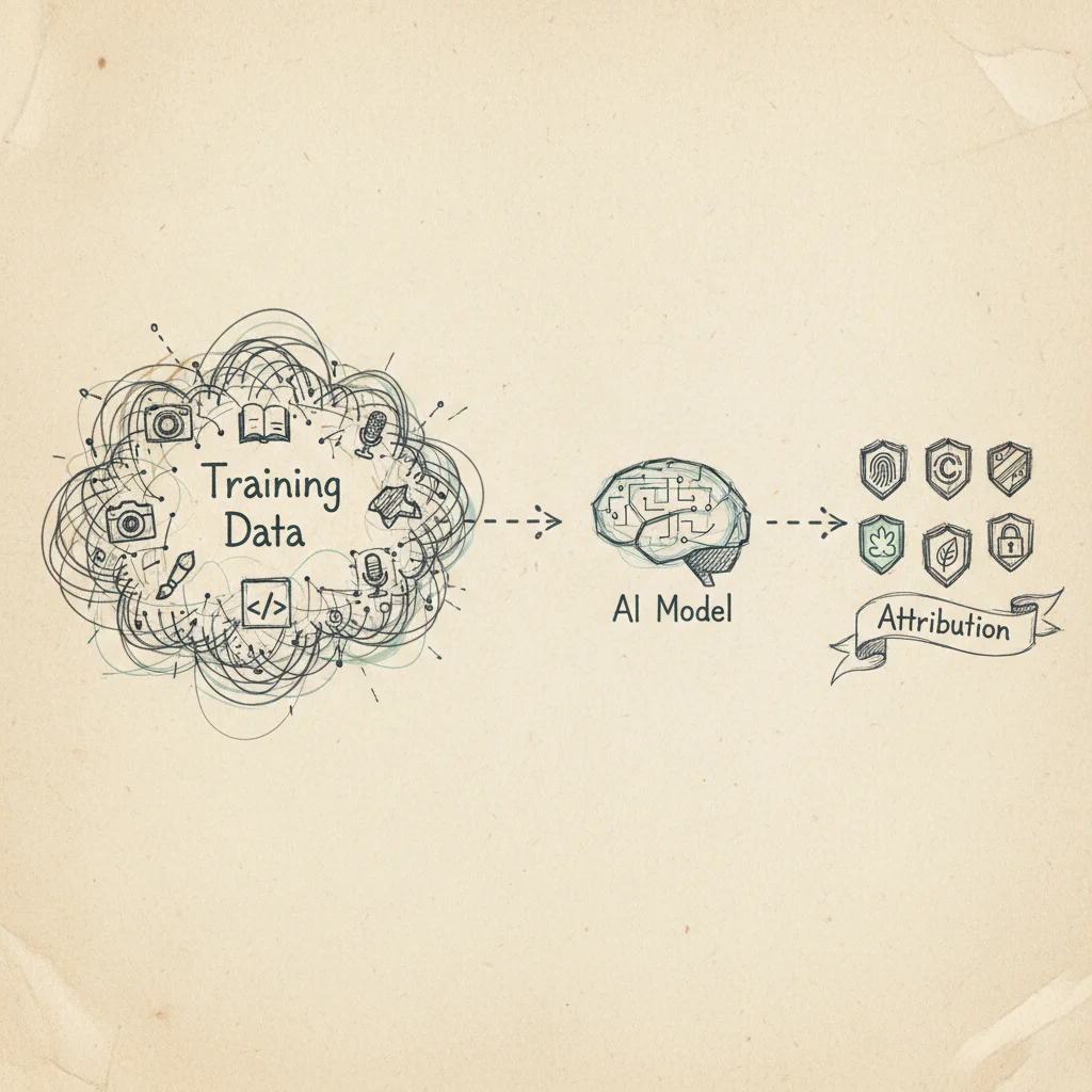 AI training data attribution summary