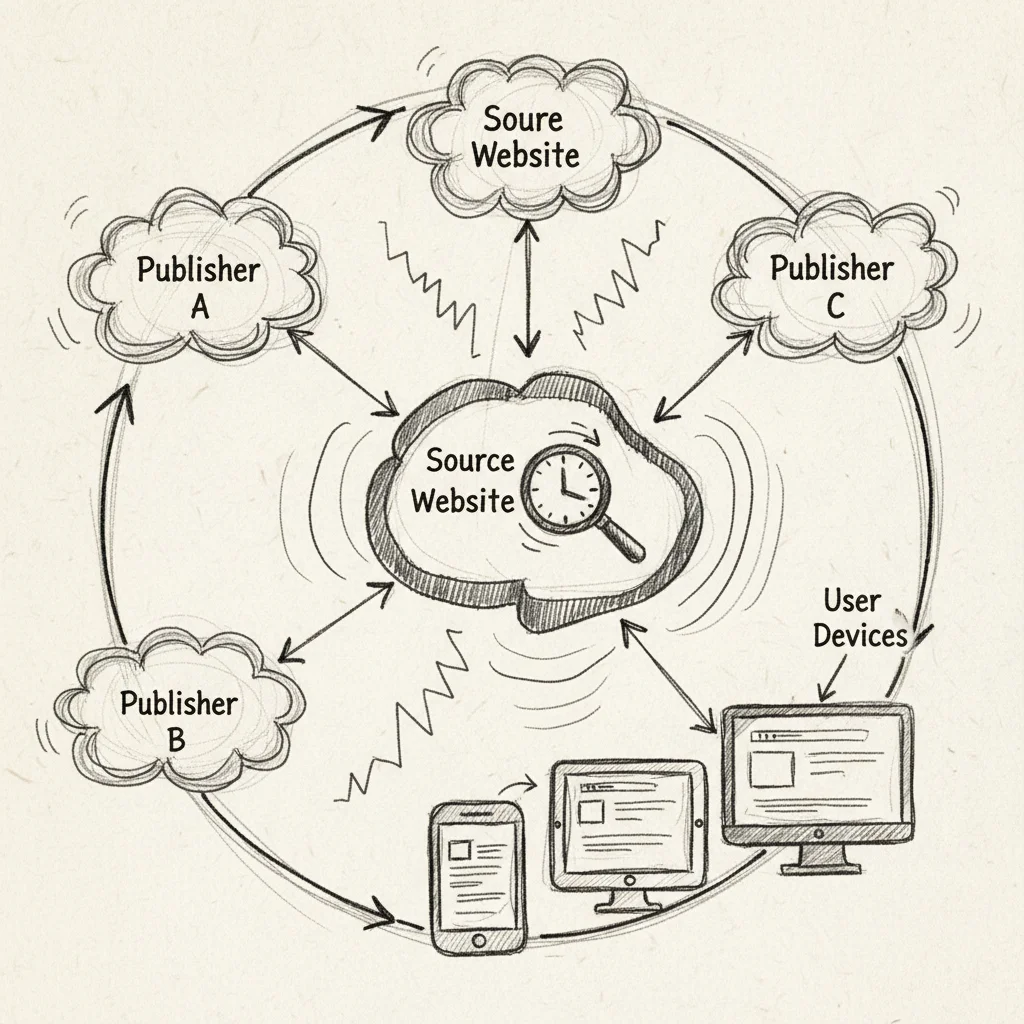 real-time content syndication SEO example