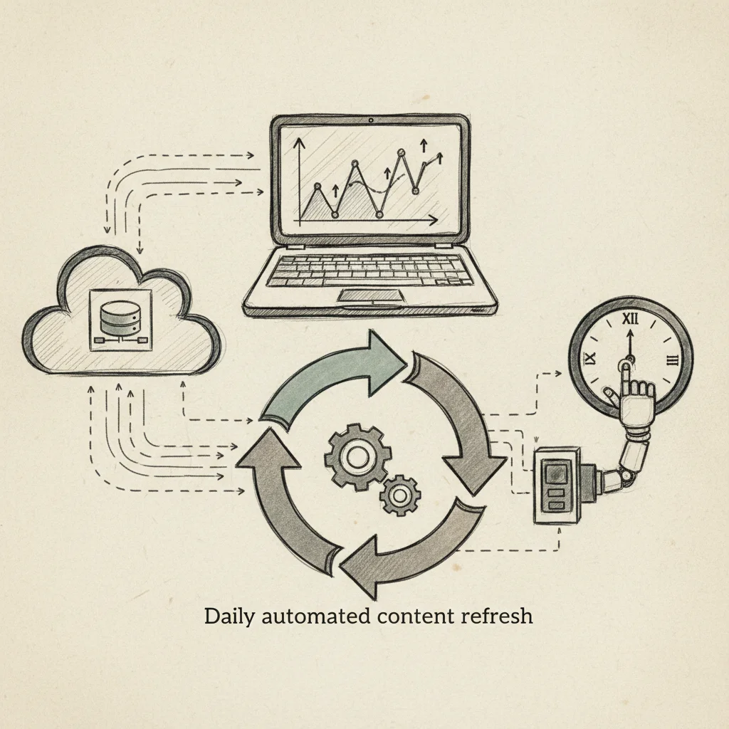 daily automated content refresh example