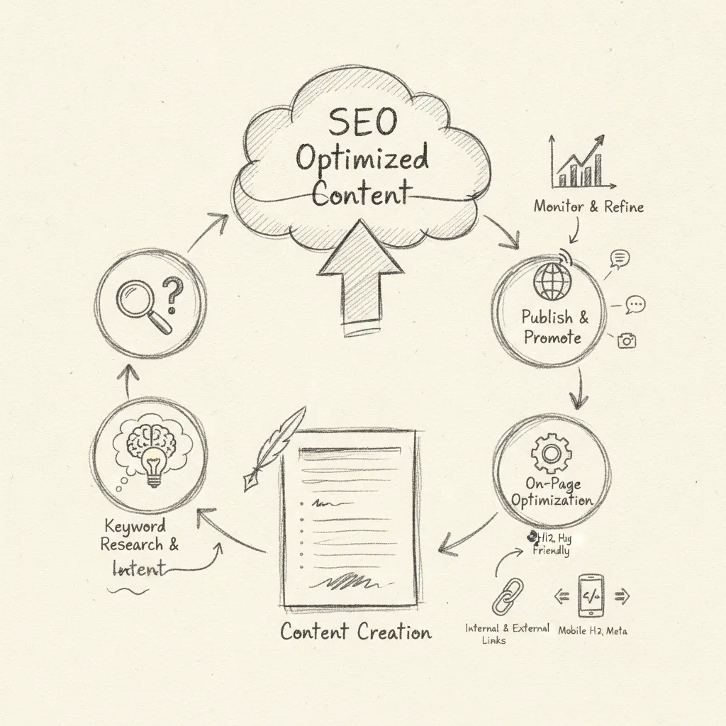 how to write seo optimized content example