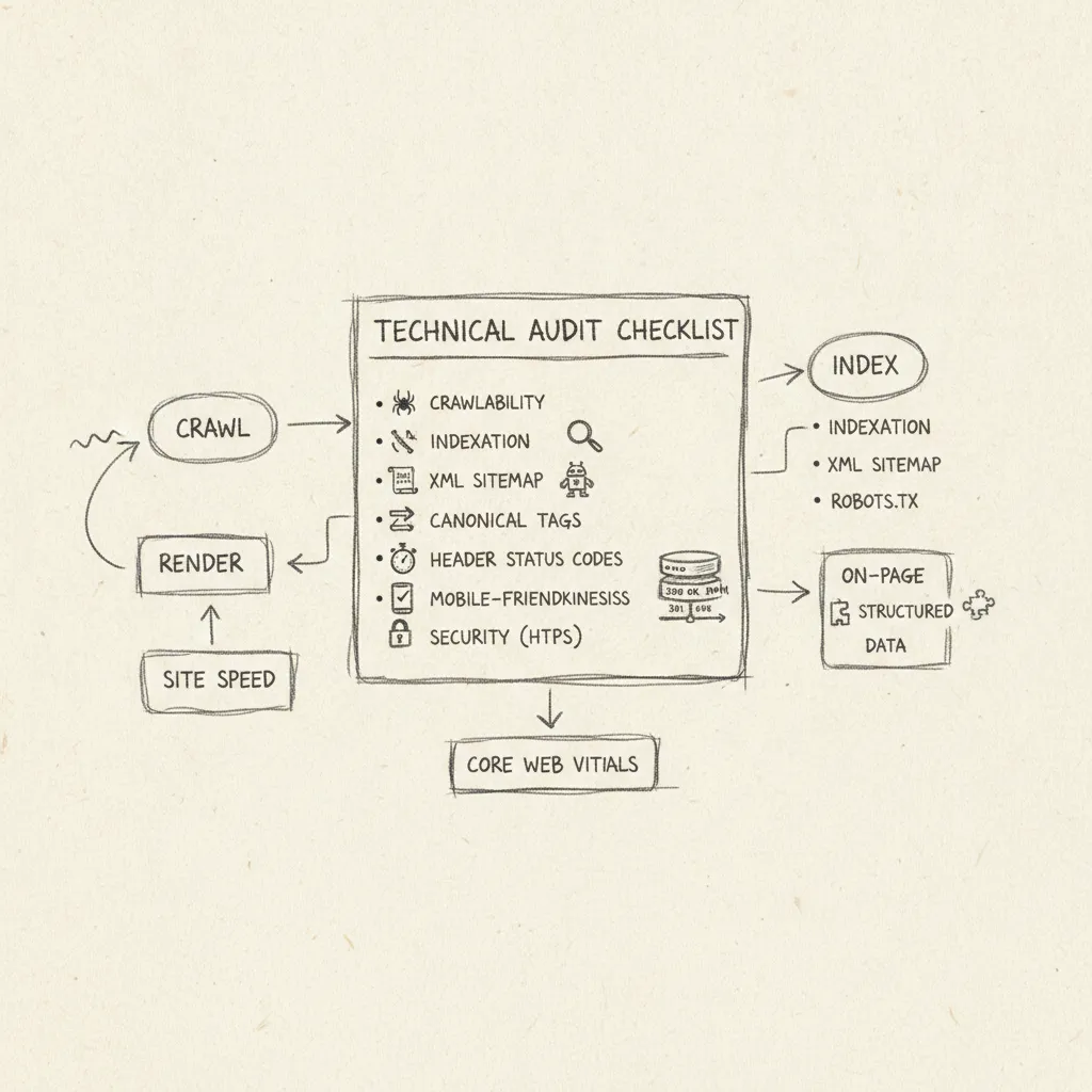 technical seo audit checklist example
