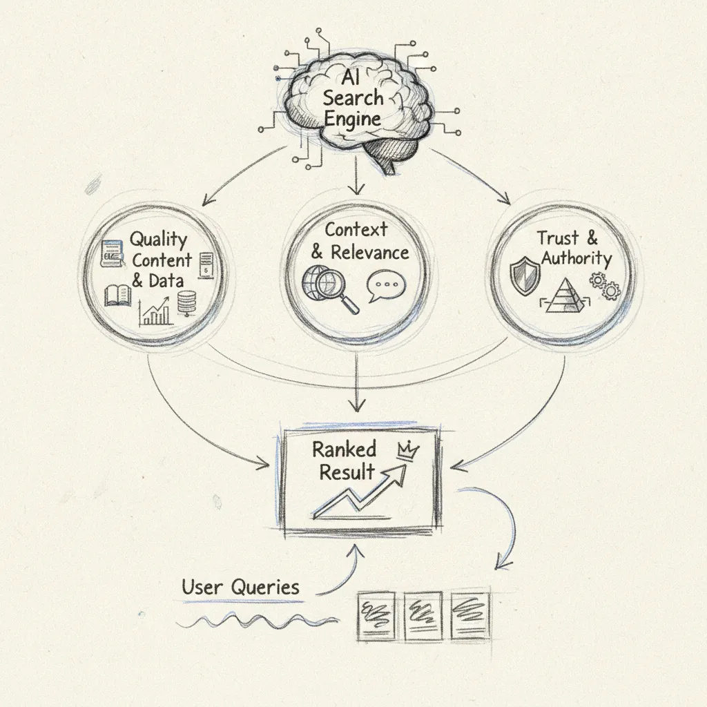 how to rank in ai search engines example