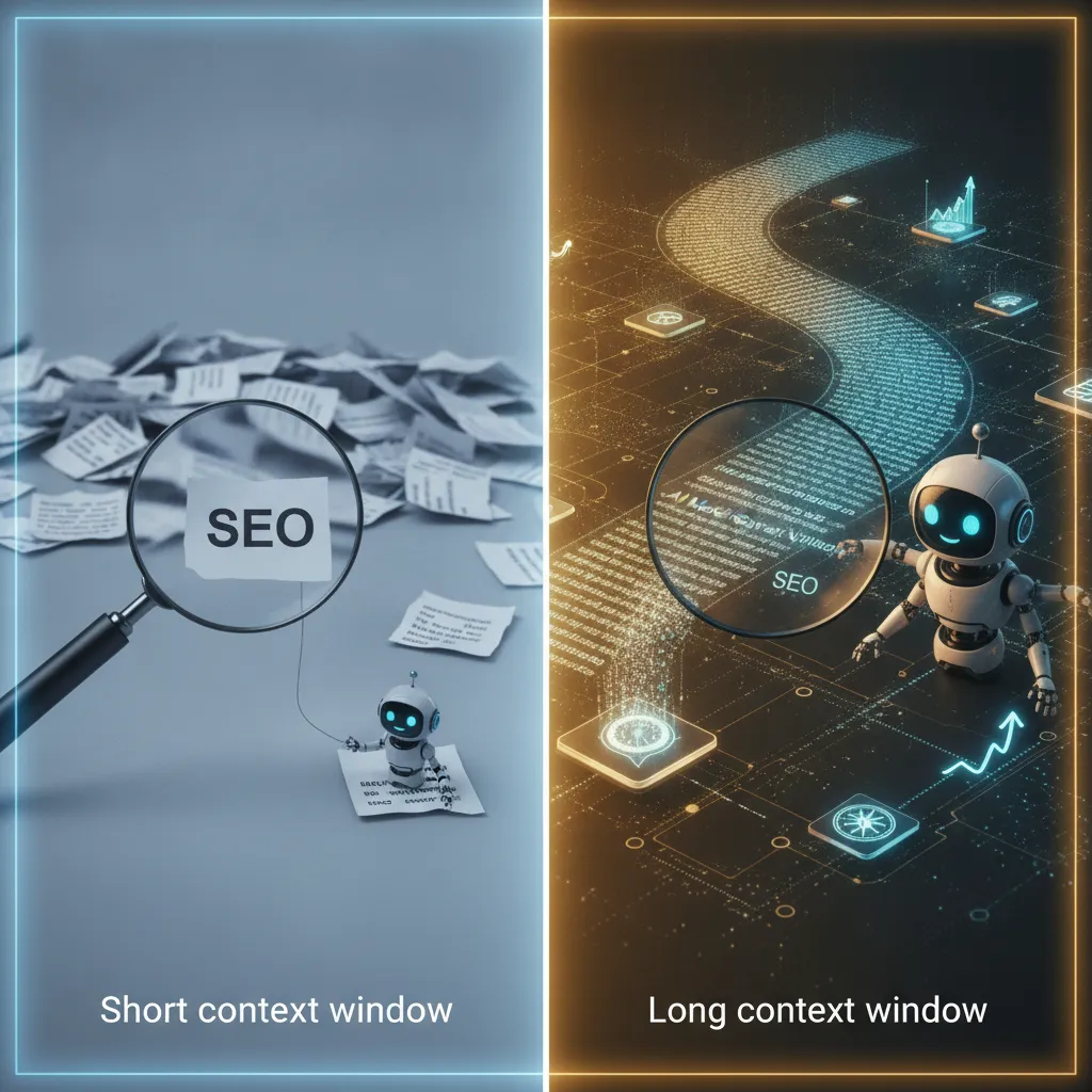 AI model context windows SEO summary