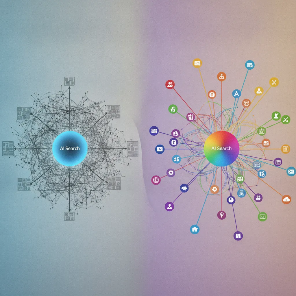 source diversity AI search summary