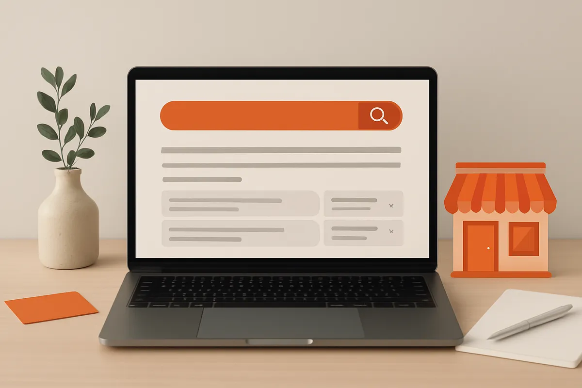 what tools help local businesses show up in ai search engine answers example