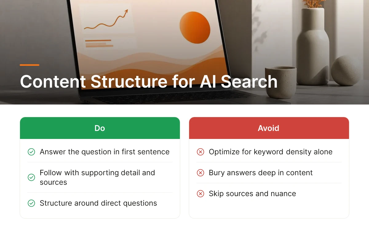 Content Structure for AI Search