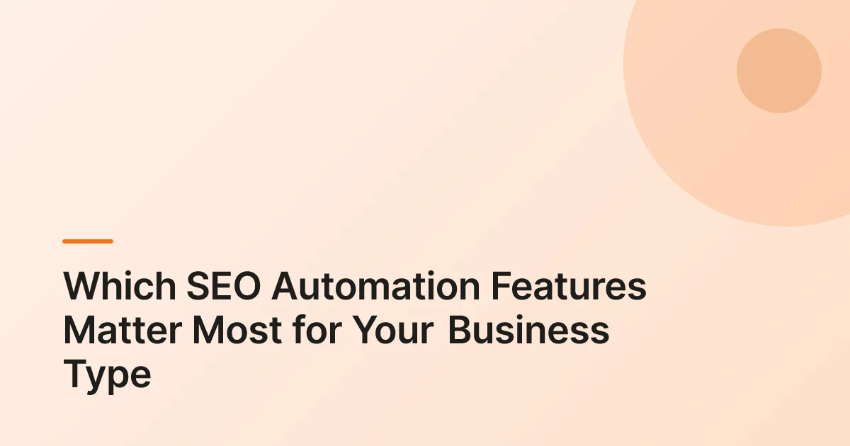 seo automation software summary