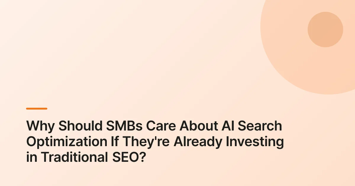 what is the difference between traditional seo tools and ai search optimization platforms example