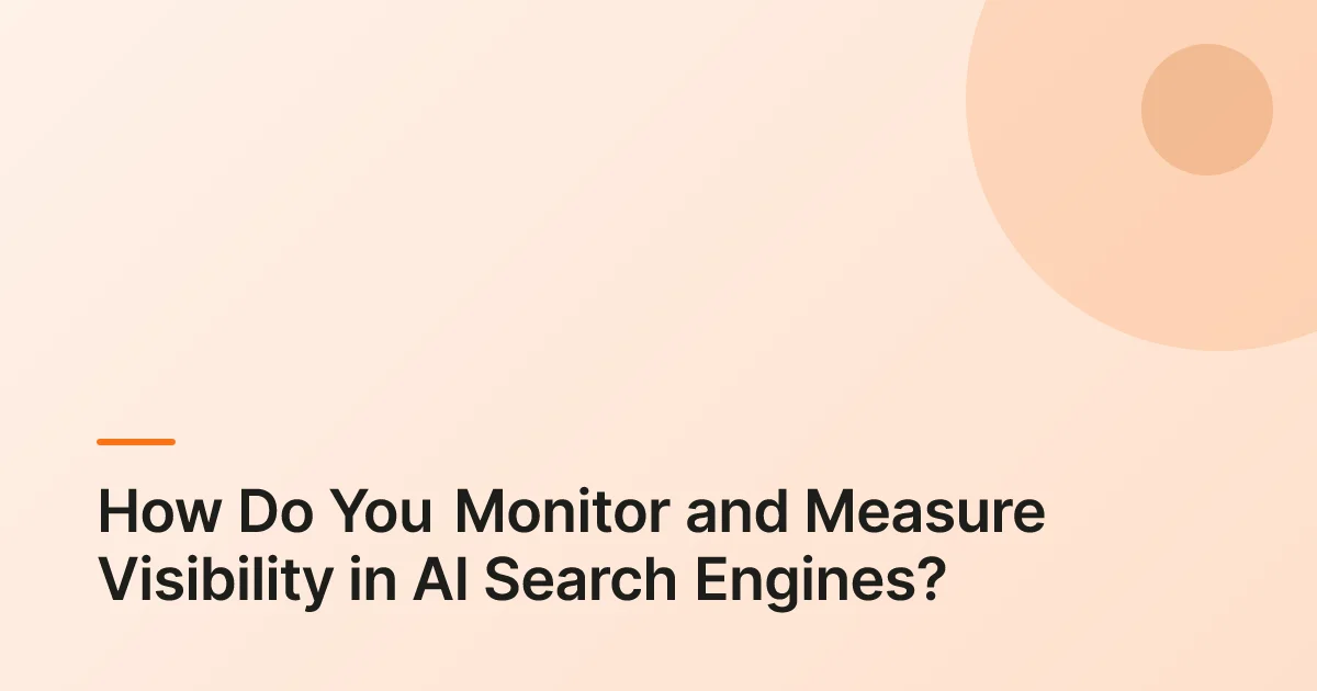 ai visibility tracker example