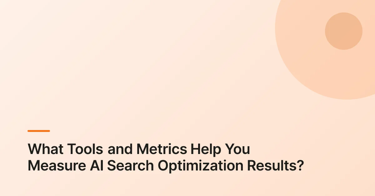 ai search optimization summary