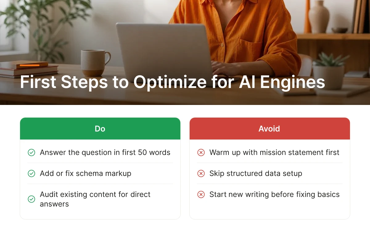 First Steps to Optimize for AI Engines