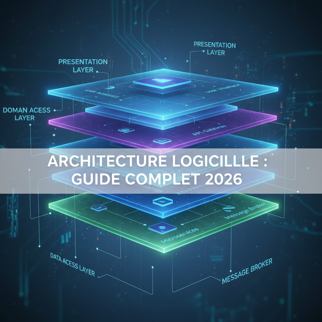 Architecture logicielle moderne avec composants et interactions