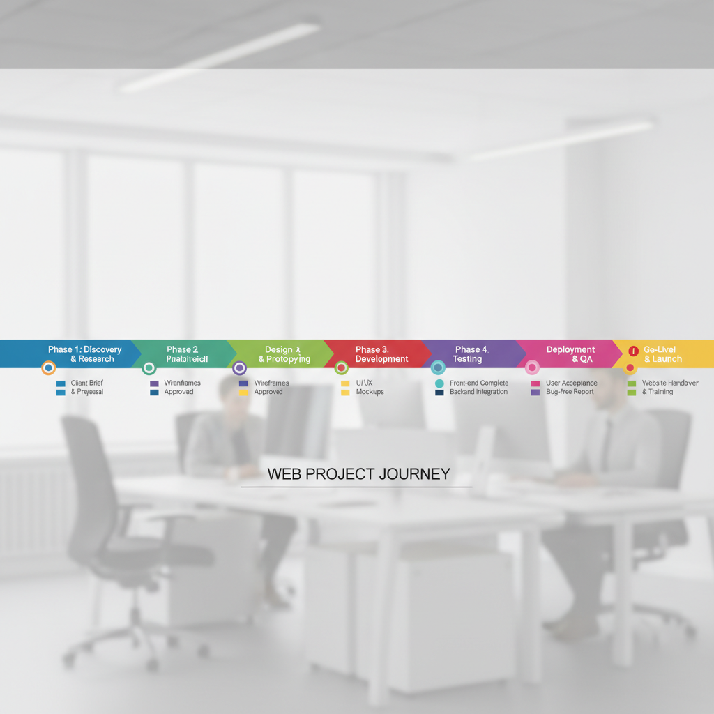 processus agence développement web timeline projet