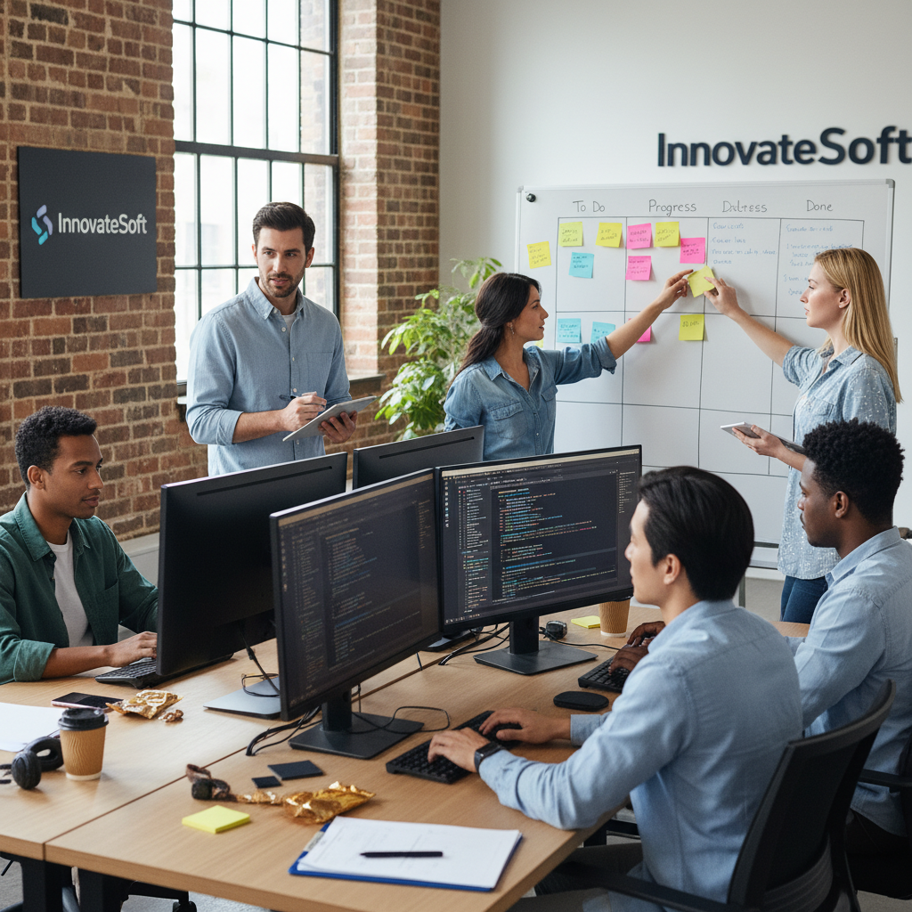 méthodologie agile entreprise développement informatique équipe collaborative