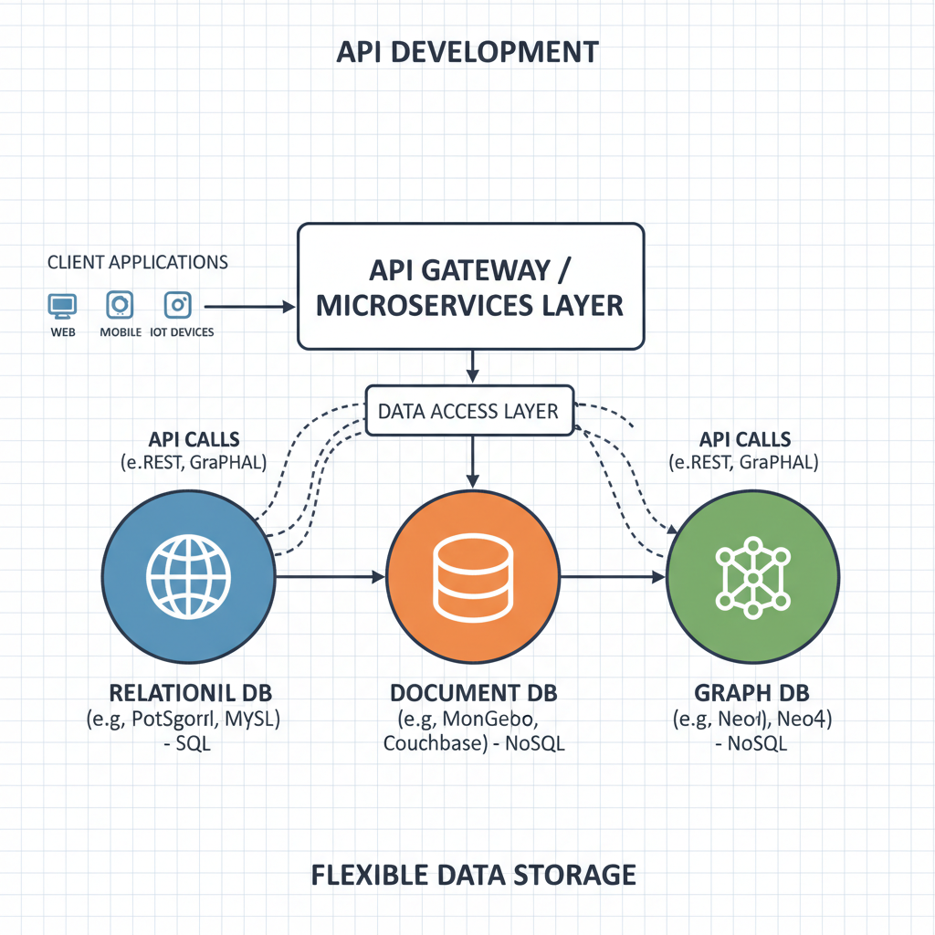 Architecture polyglot persistence pour développement API moderne