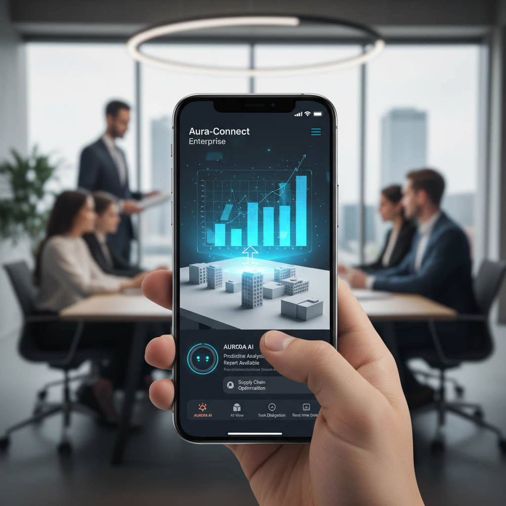 Fonctionnalités avancées application mobile entreprise avec IA et réalité augmentée