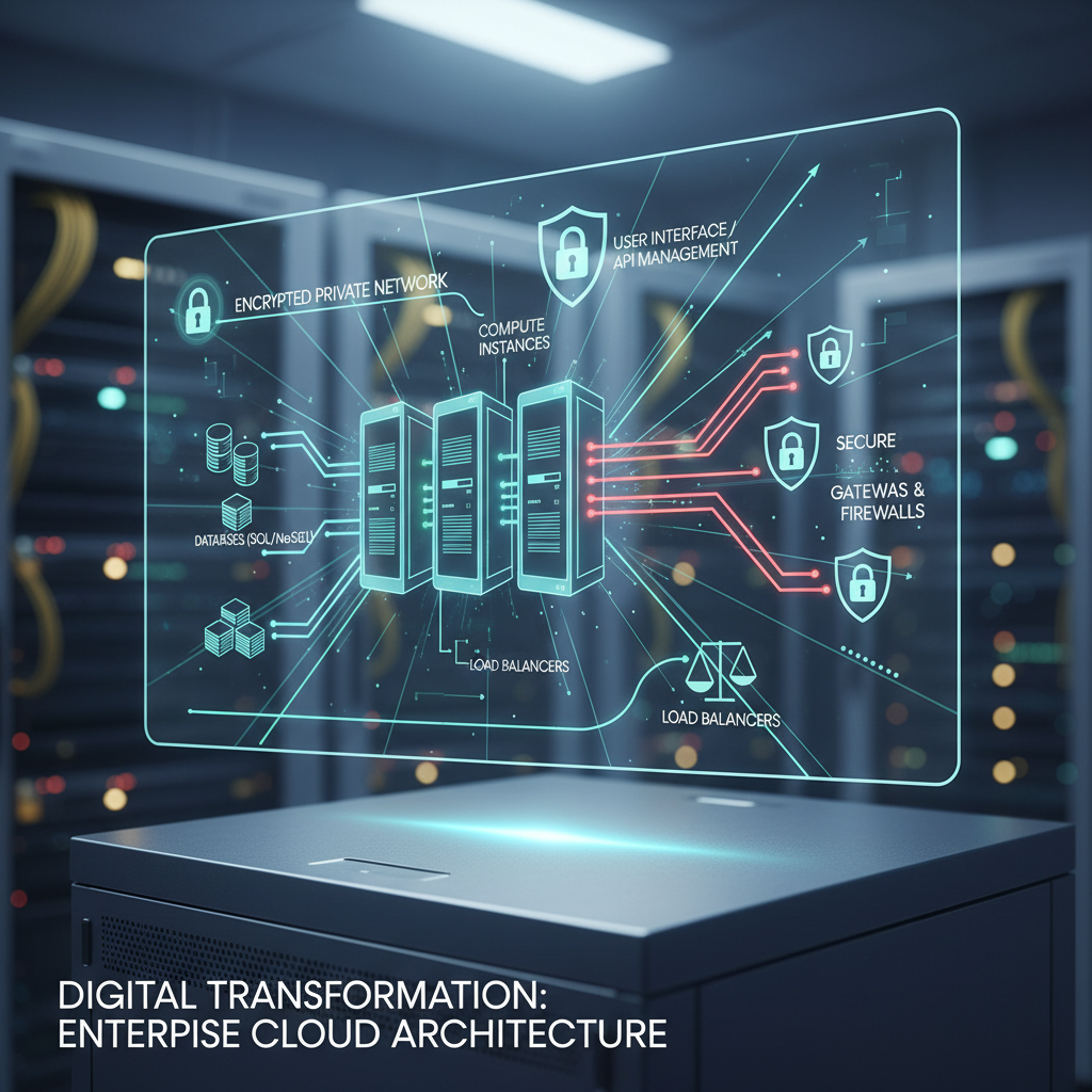 infrastructure cloud pour transformation numérique entreprise