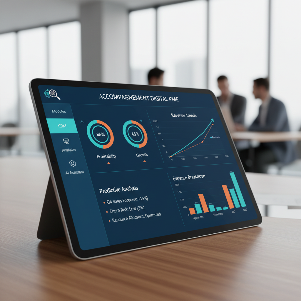 Intelligence artificielle dans l'accompagnement digital PME
