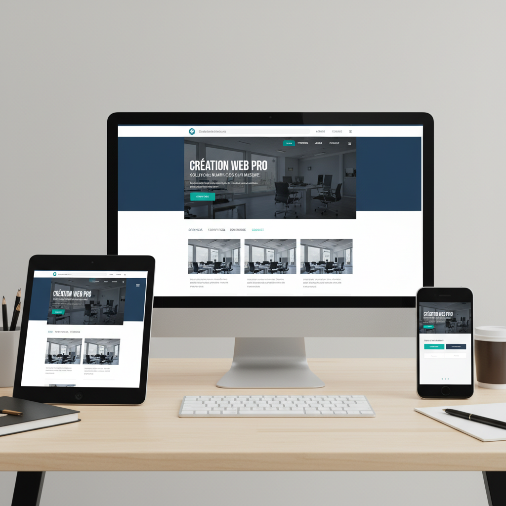 création site web professionnel responsive design multi-appareils