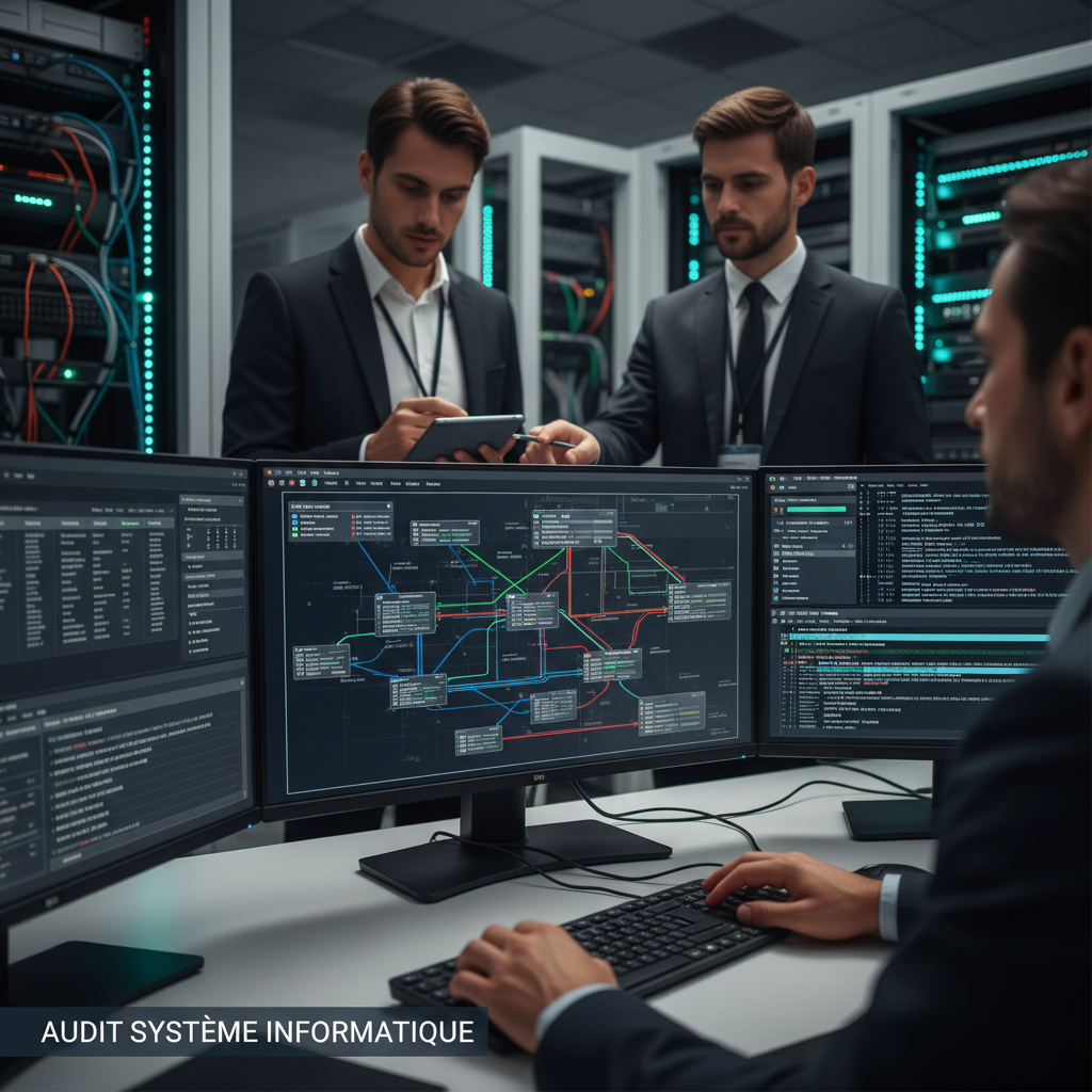 Audit technique infrastructure informatique avec outils d'analyse de sécurité