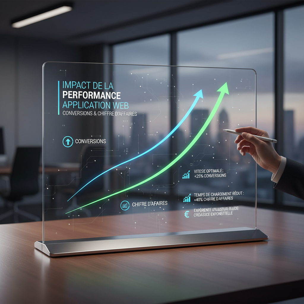 Impact performance application web sur les résultats business et conversions