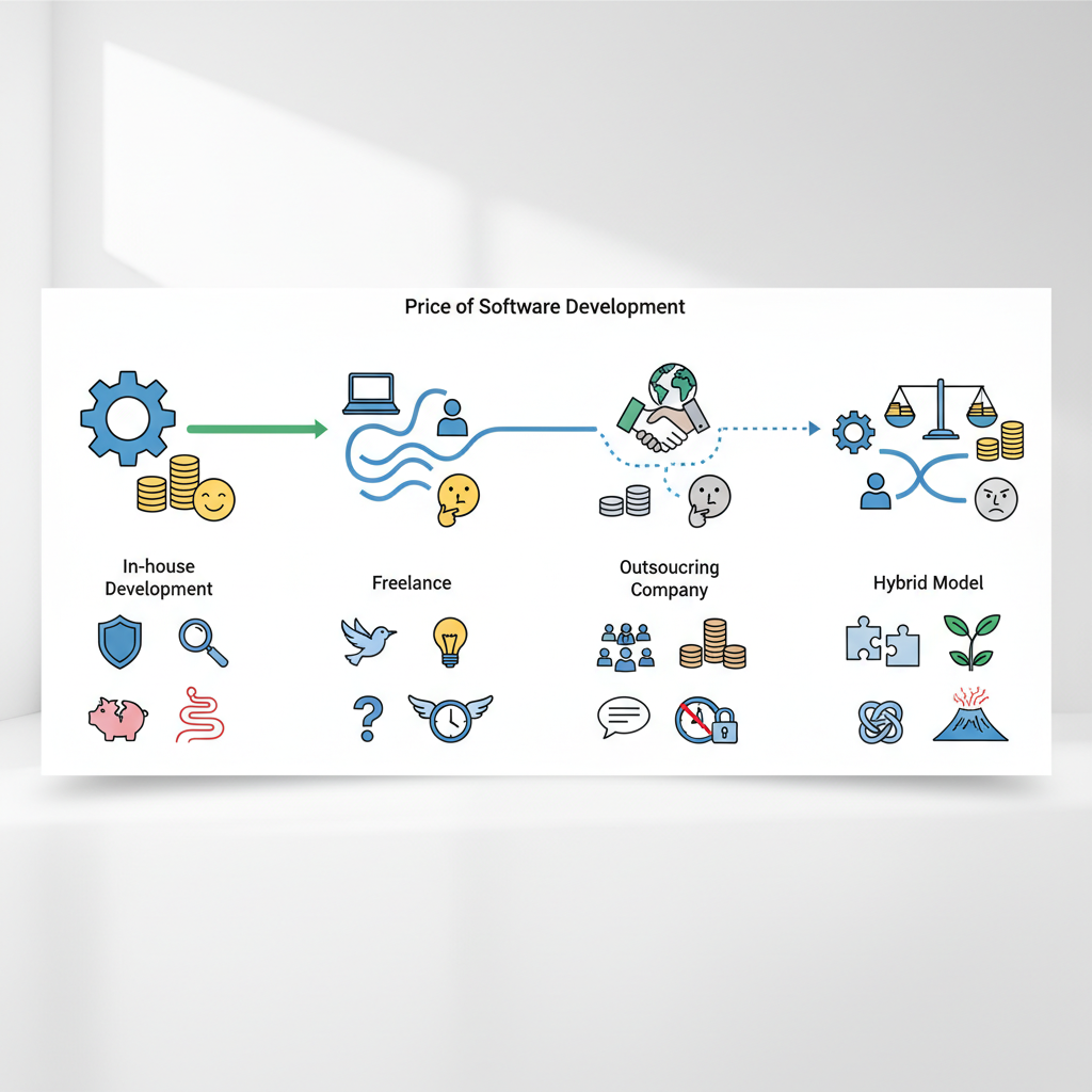 Comparaison des modèles de sourcing pour optimiser le prix développement logiciel