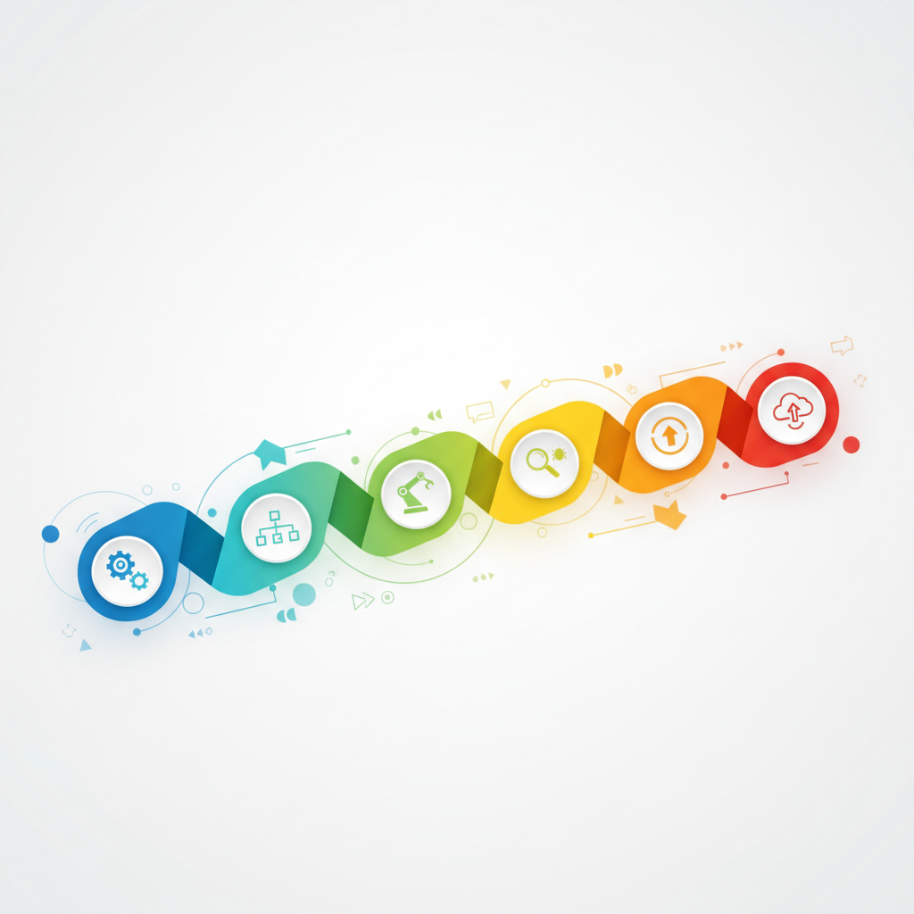 Guide visuel automatisation processus métier étapes de déploiement