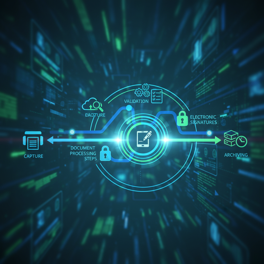 Workflow dématérialisation immobilier - processus automatisé 2026