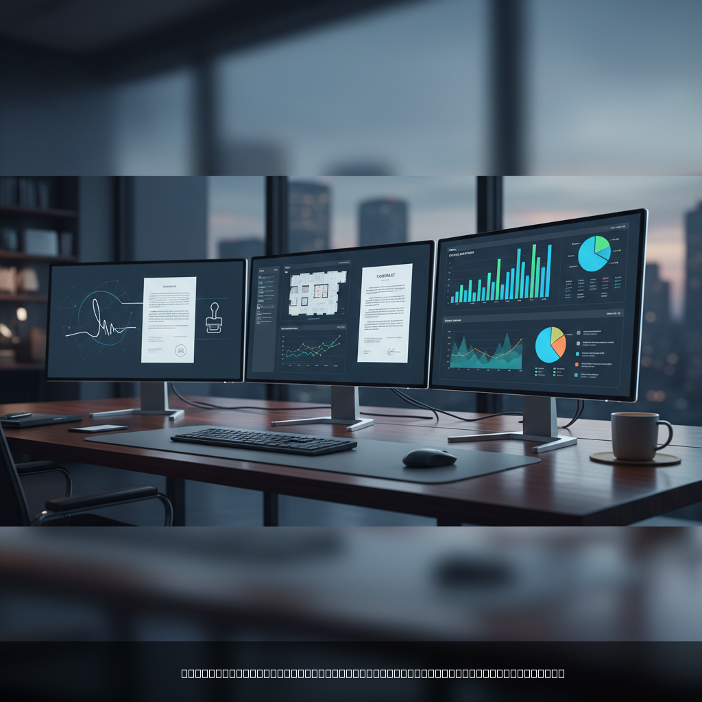 Dématérialisation immobilier - transformation numérique des processus