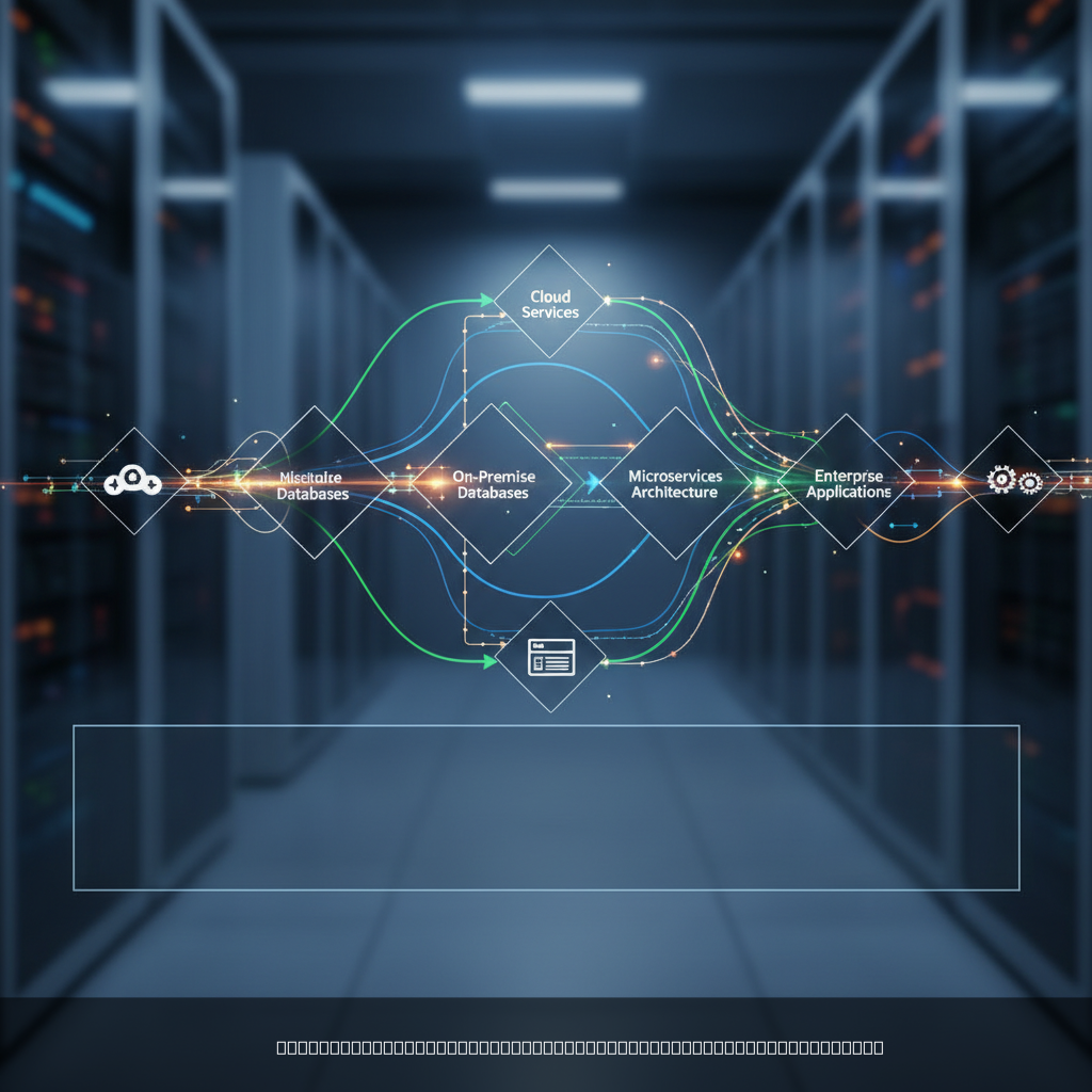 Schéma d'intégration système montrant la connexion entre différentes applications