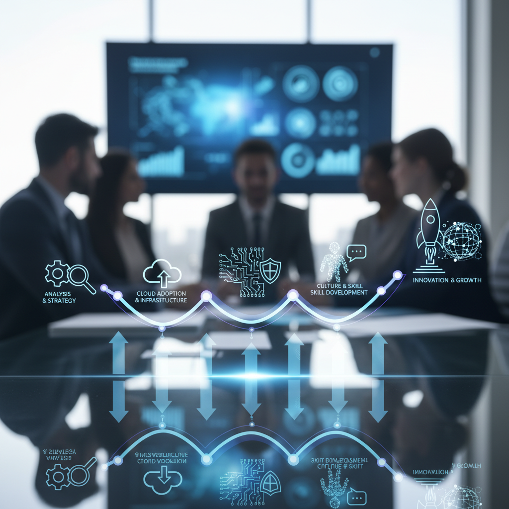 Planification réussir transformation digitale avec roadmap détaillée et jalons