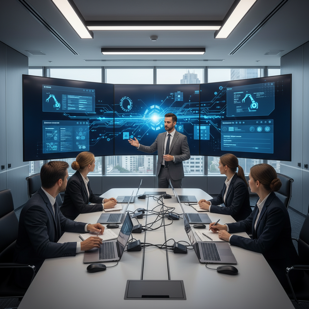 Session formation automatiser processus bancaires avec équipes apprenant nouvelles interfaces