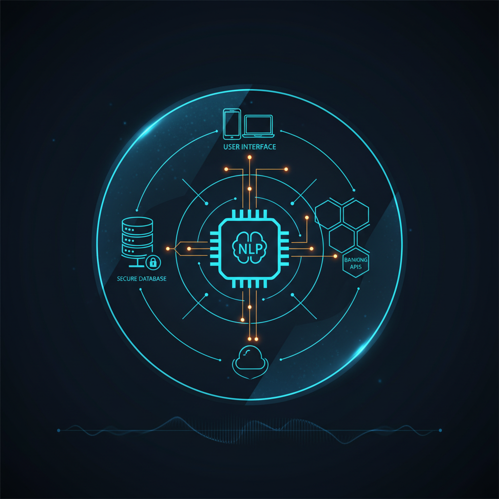 Architecture technique complète d'un chatbot bancaire sécurisé