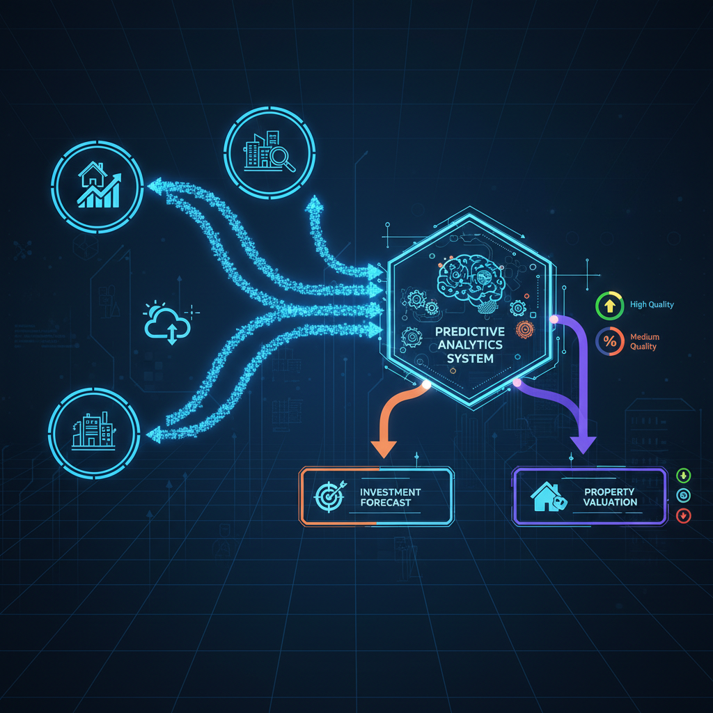 flux données analyse prédictive immobilière architecture technique
