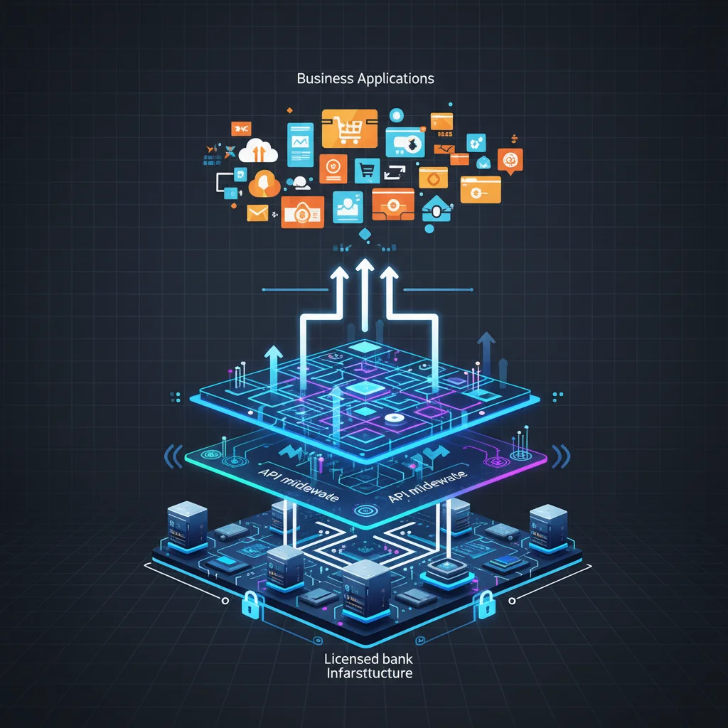 Architecture technique du banking as a service avec trois couches API