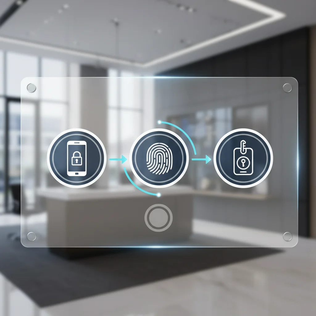 schéma du fonctionnement de l'authentification multi-facteurs finance avec les trois catégories de facteurs