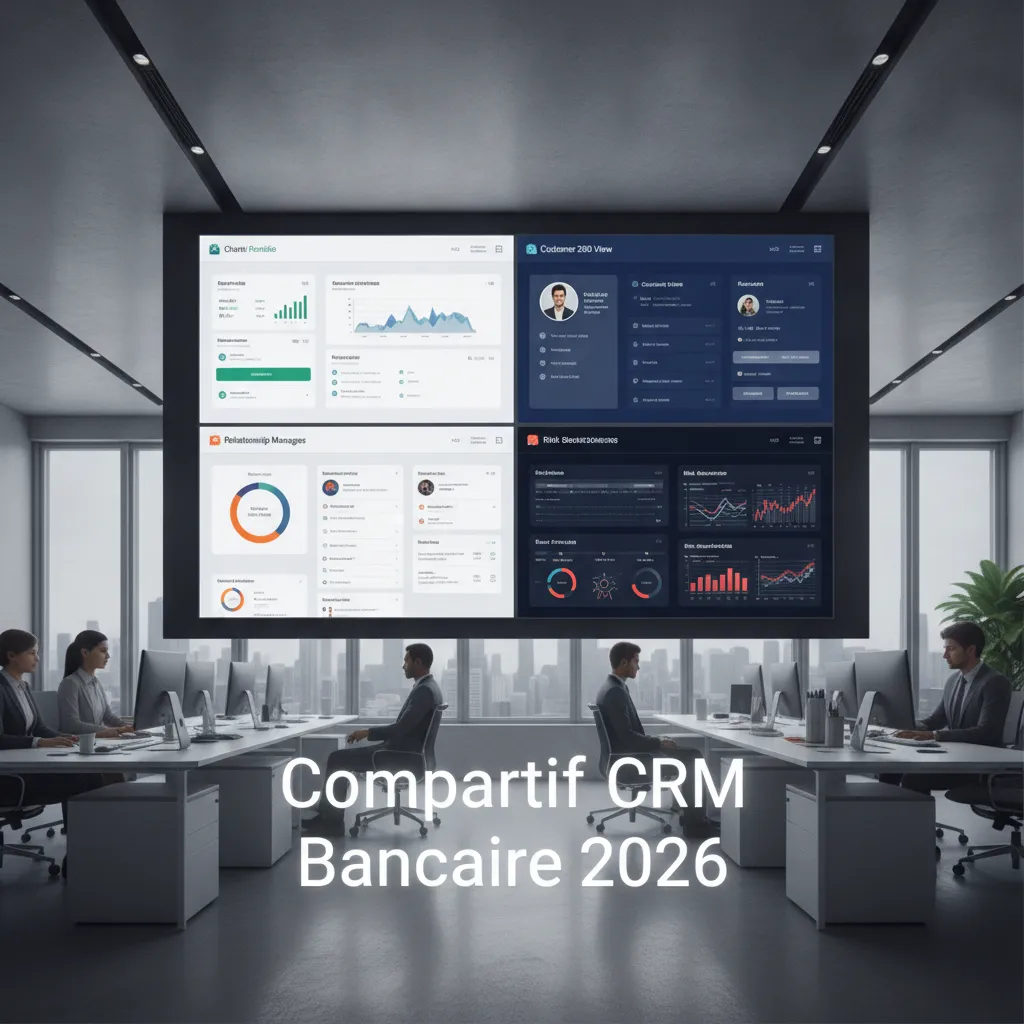 Comparatif des meilleures solutions CRM banque disponibles en 2026