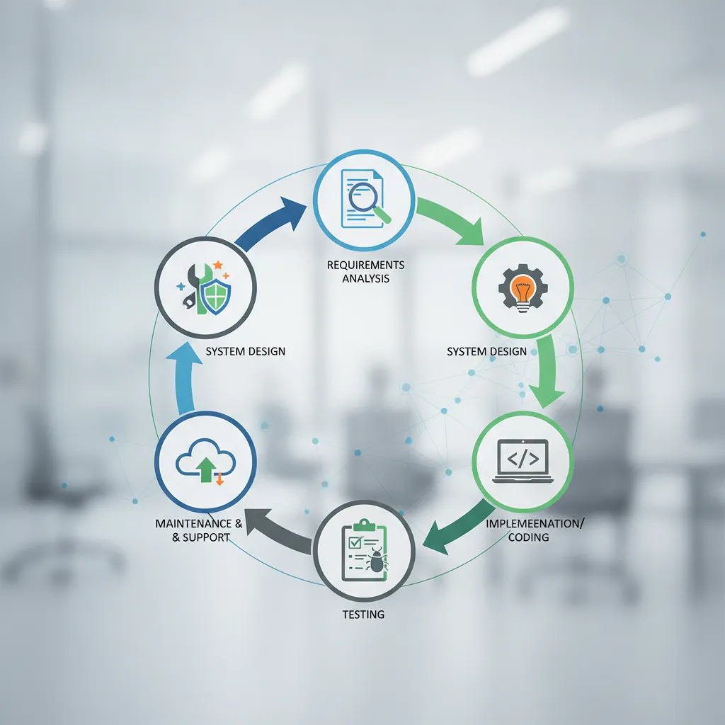 Cycle de vie des étapes de gestion projets informatiques de l'analyse au déploiement