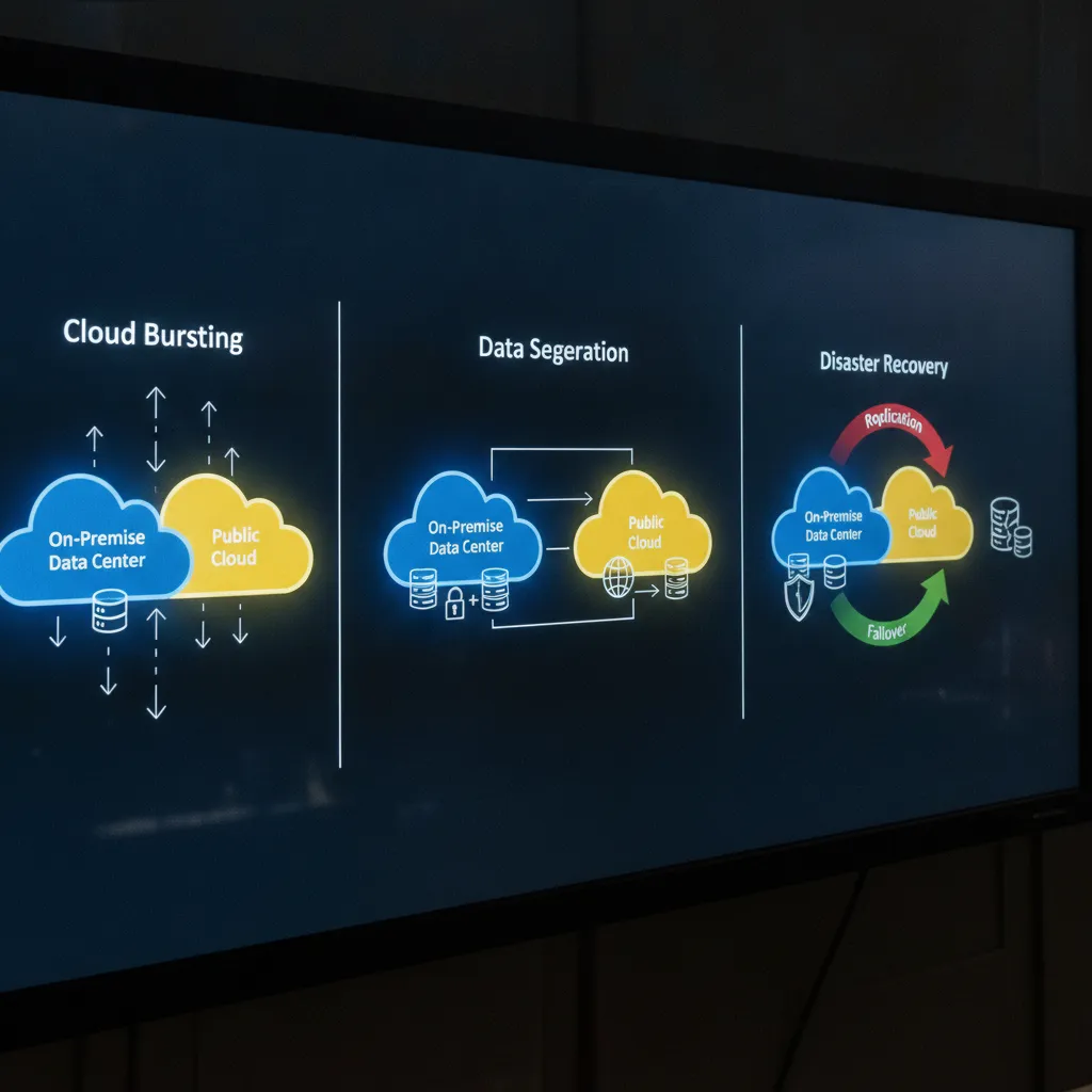Comparaison des patterns d'architecture pour une infrastructure cloud hybride en 2026