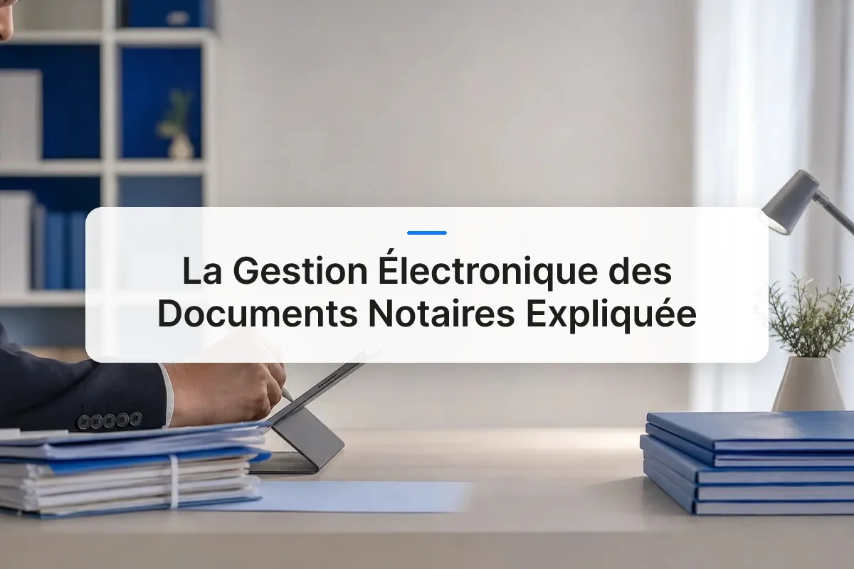 La Gestion Électronique des Documents Notaires Expliquée